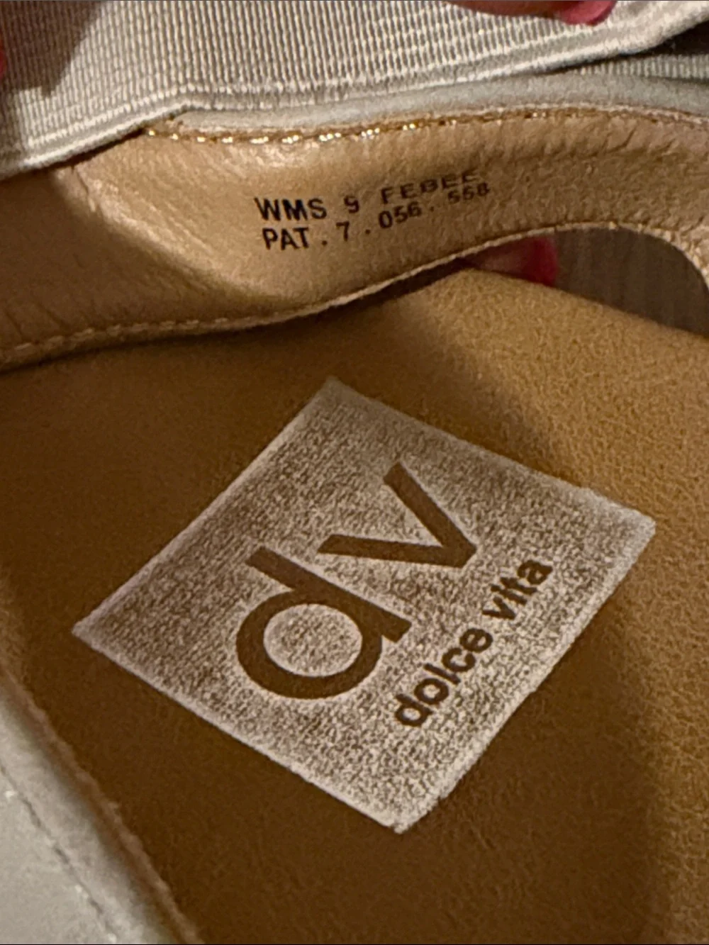 DV by Dolce Vita Taupe Crisscross Elastic Strap Sandals